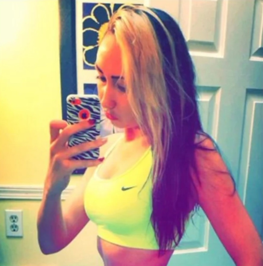 Noor, before and after seven weeks — before